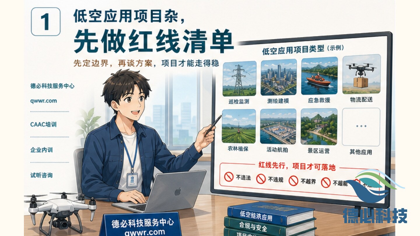 低空应用项目杂,先做红线清单