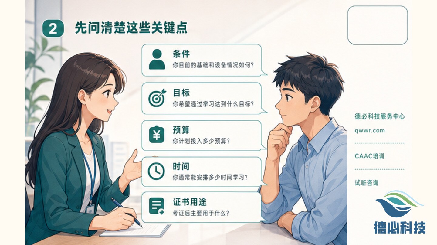 无人机咨询话术散,先建问题清单