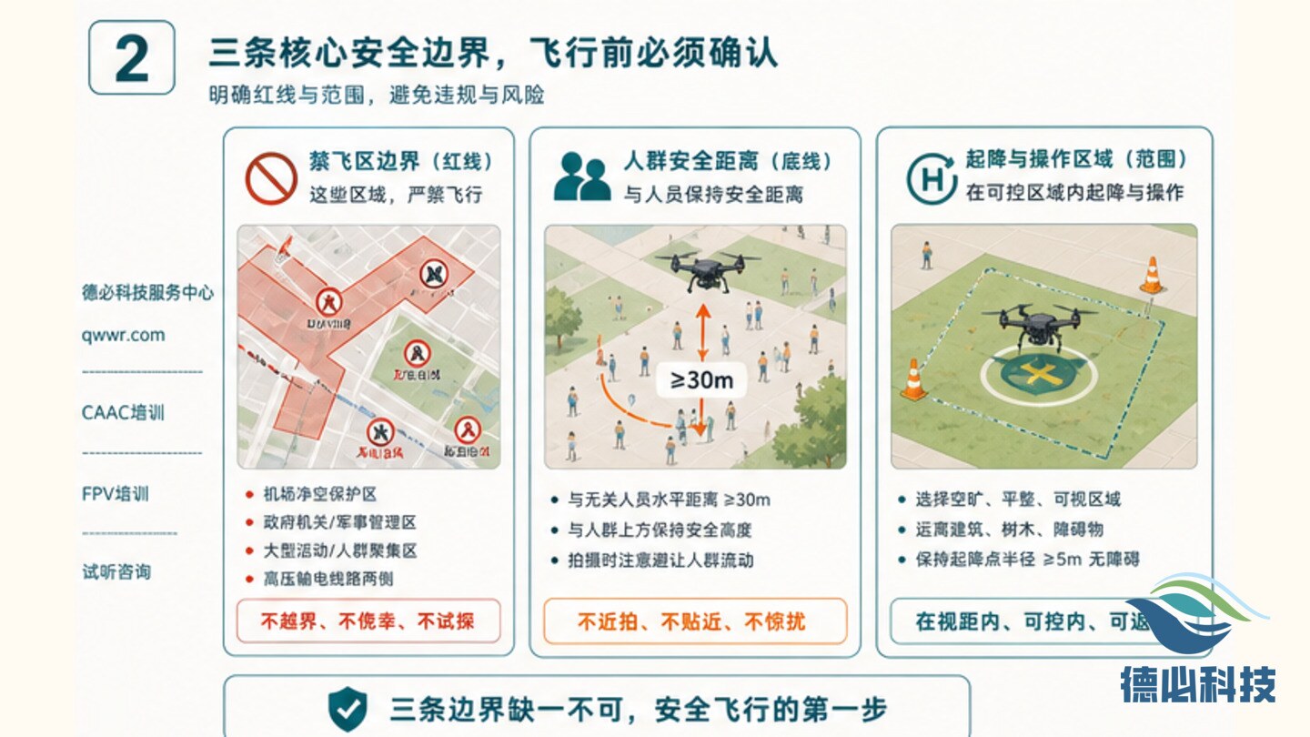 无人机航拍培训泛,先定安全边界