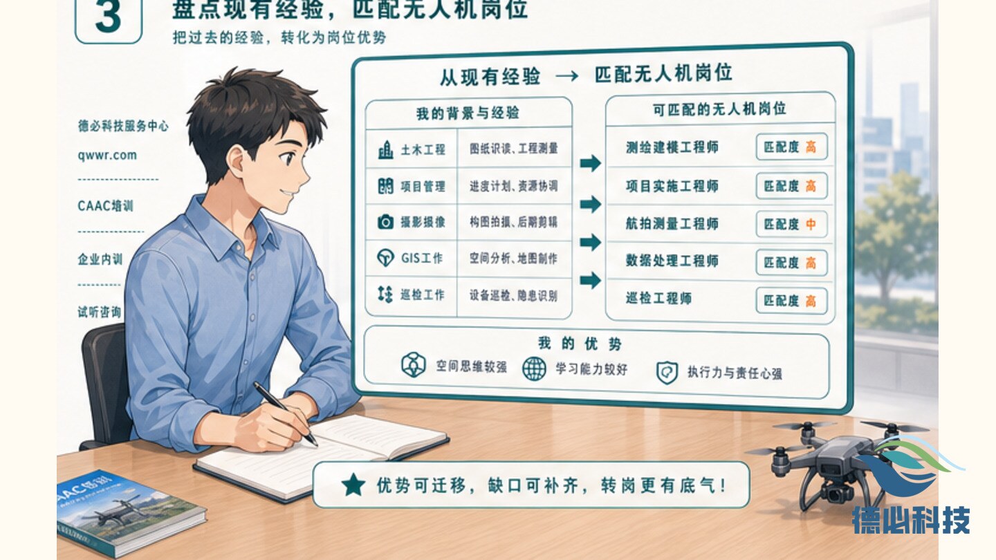 无人机转岗咨询多，先看能力缺口