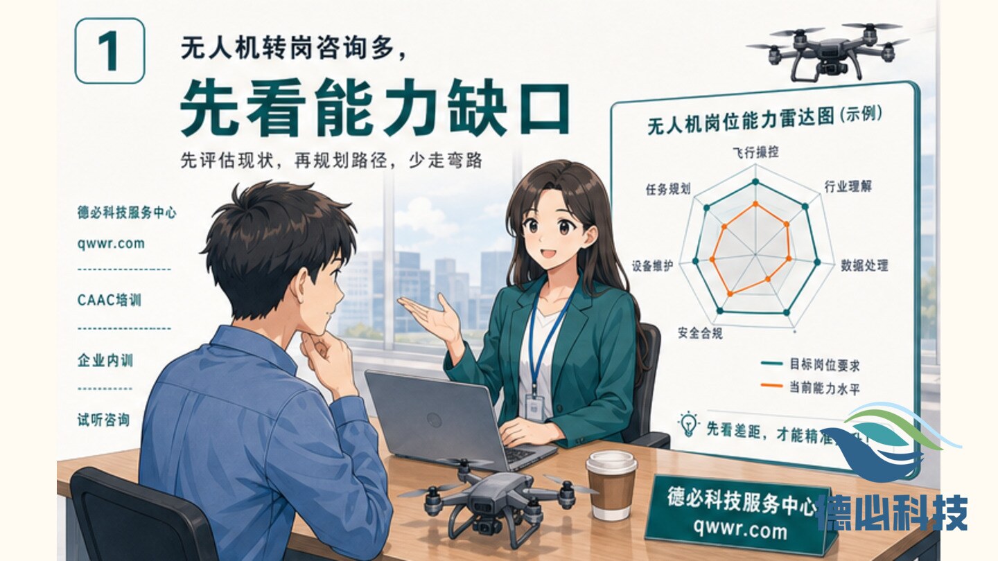 无人机转岗咨询多，先看能力缺口