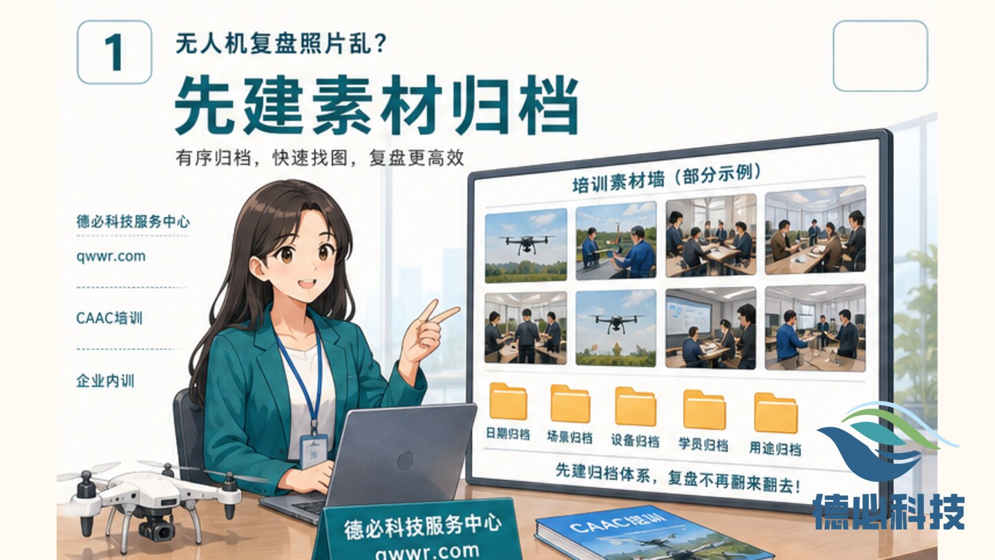 无人机复盘照片乱，先建素材归档
