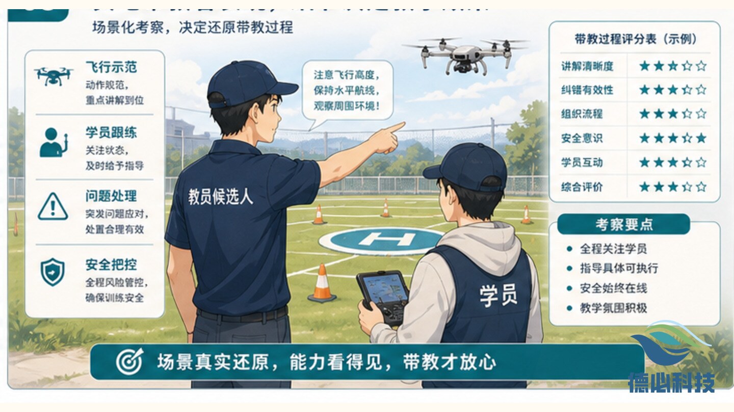 无人机教员课想报,先看带教能力