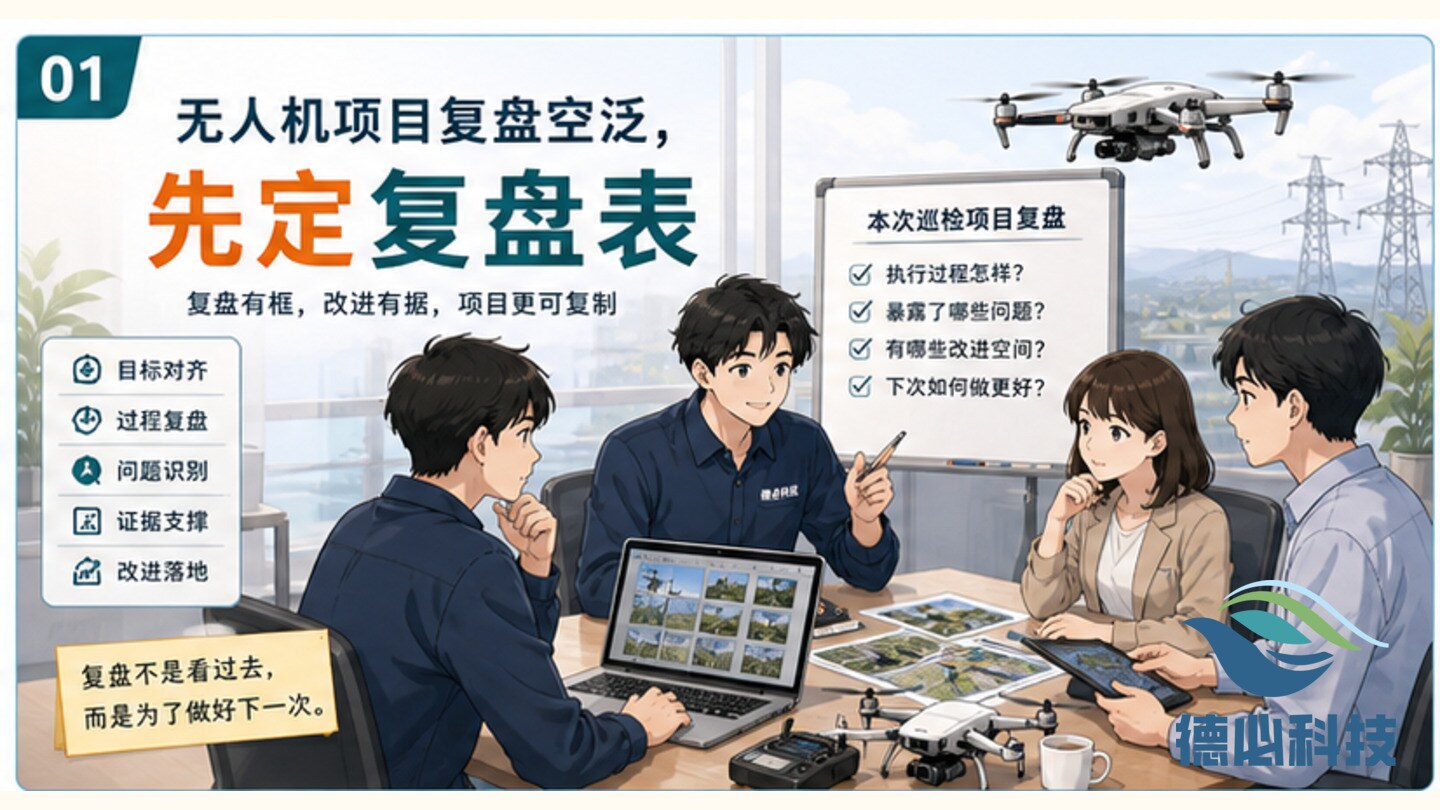 无人机项目复盘空泛，先定复盘表