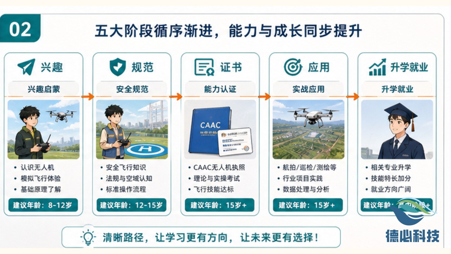 无人机家长咨询多,先讲成长路径