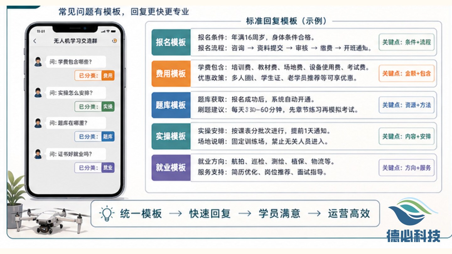 无人机社群答疑杂,先分问题类型