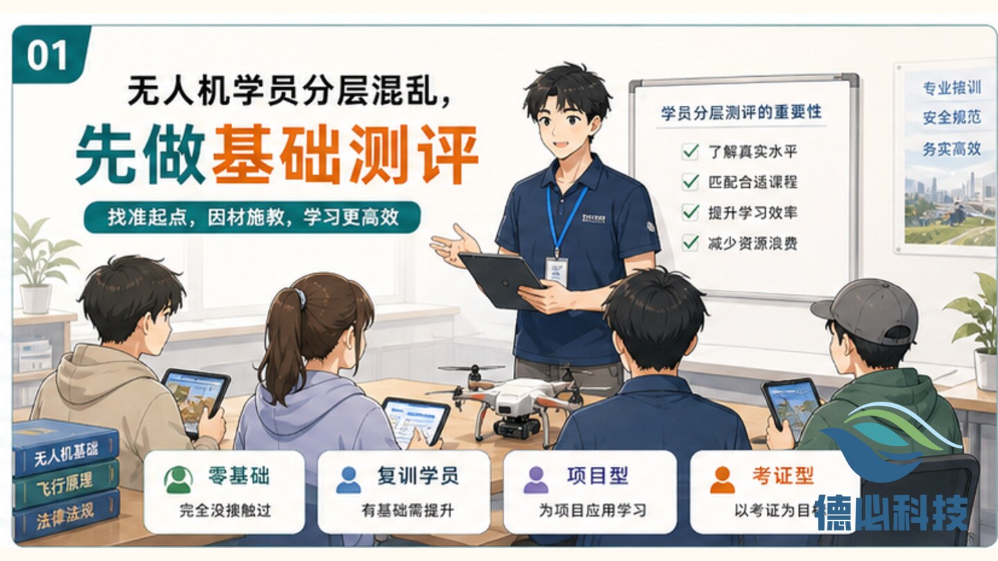 无人机学员分层混乱,先做基础测评