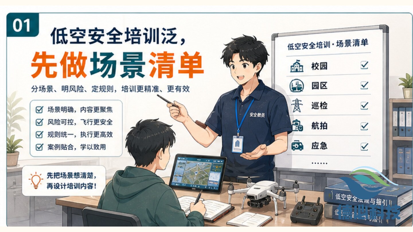 低空安全培训泛,先做场景清单