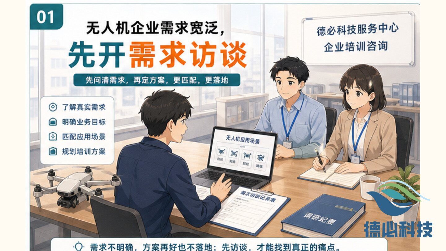 无人机企业需求宽泛,先开需求访谈