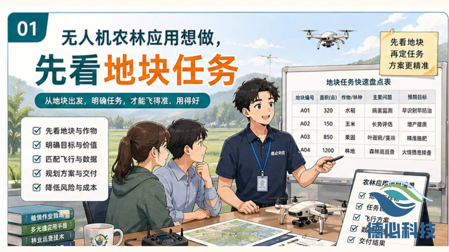 无人机农林应用想做,先看地块任务