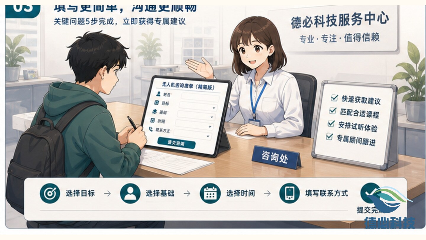 无人机咨询表单太长,先减字段