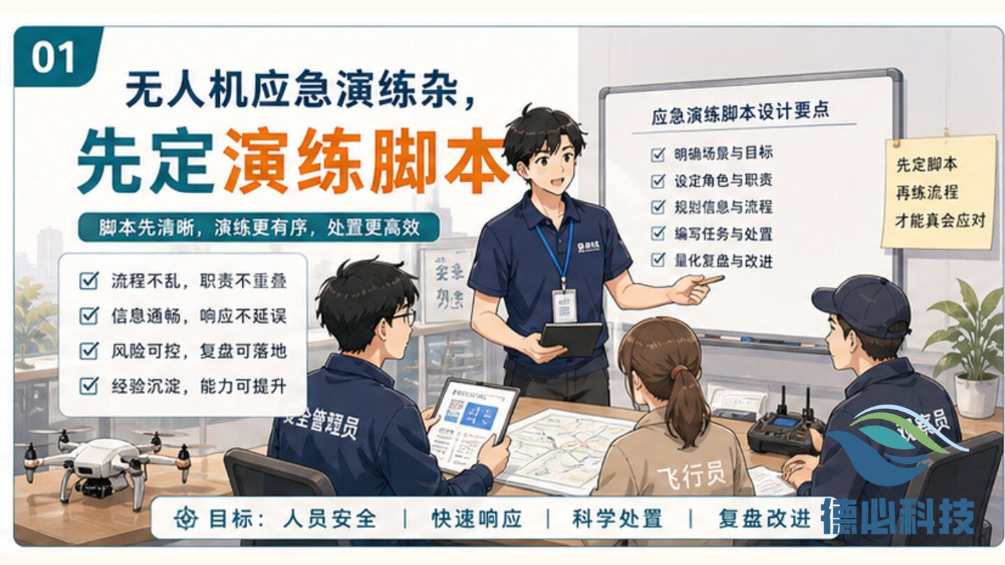 无人机应急演练杂,先定演练脚本