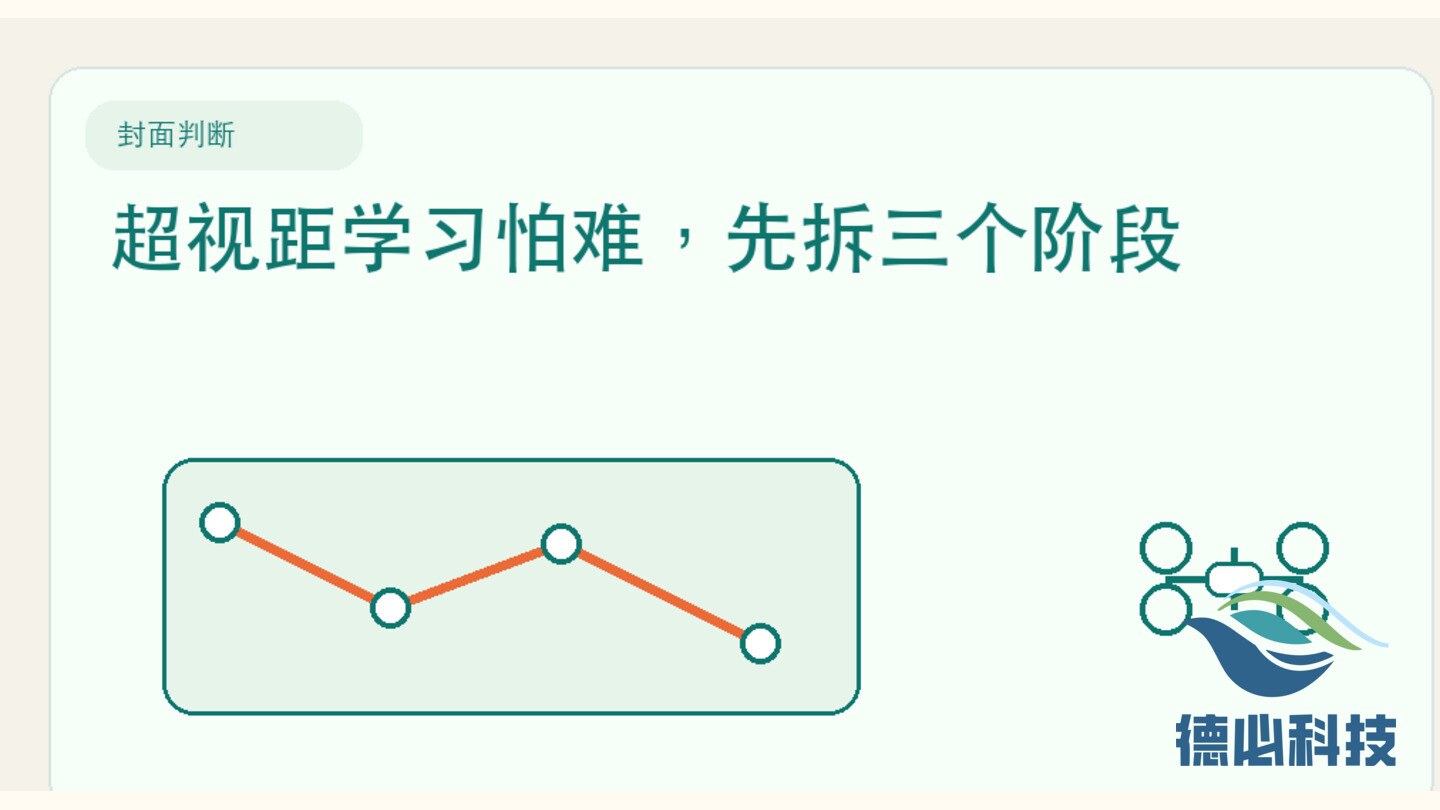 超视距学习怕难,先拆三个阶段