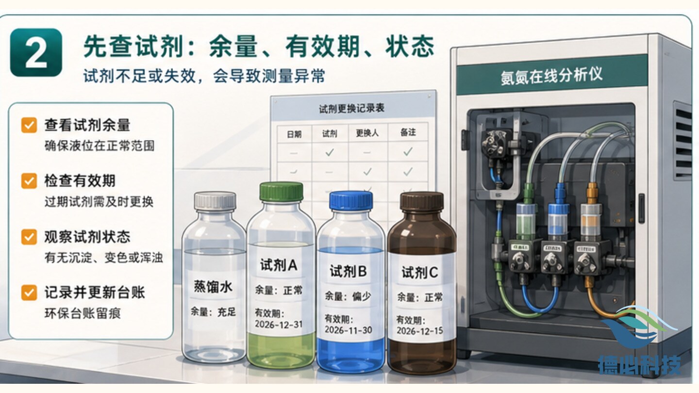 氨氮仪报警频繁,先查试剂和管路