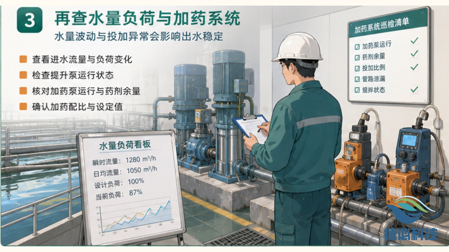 污水站出水波动,先查三处前端