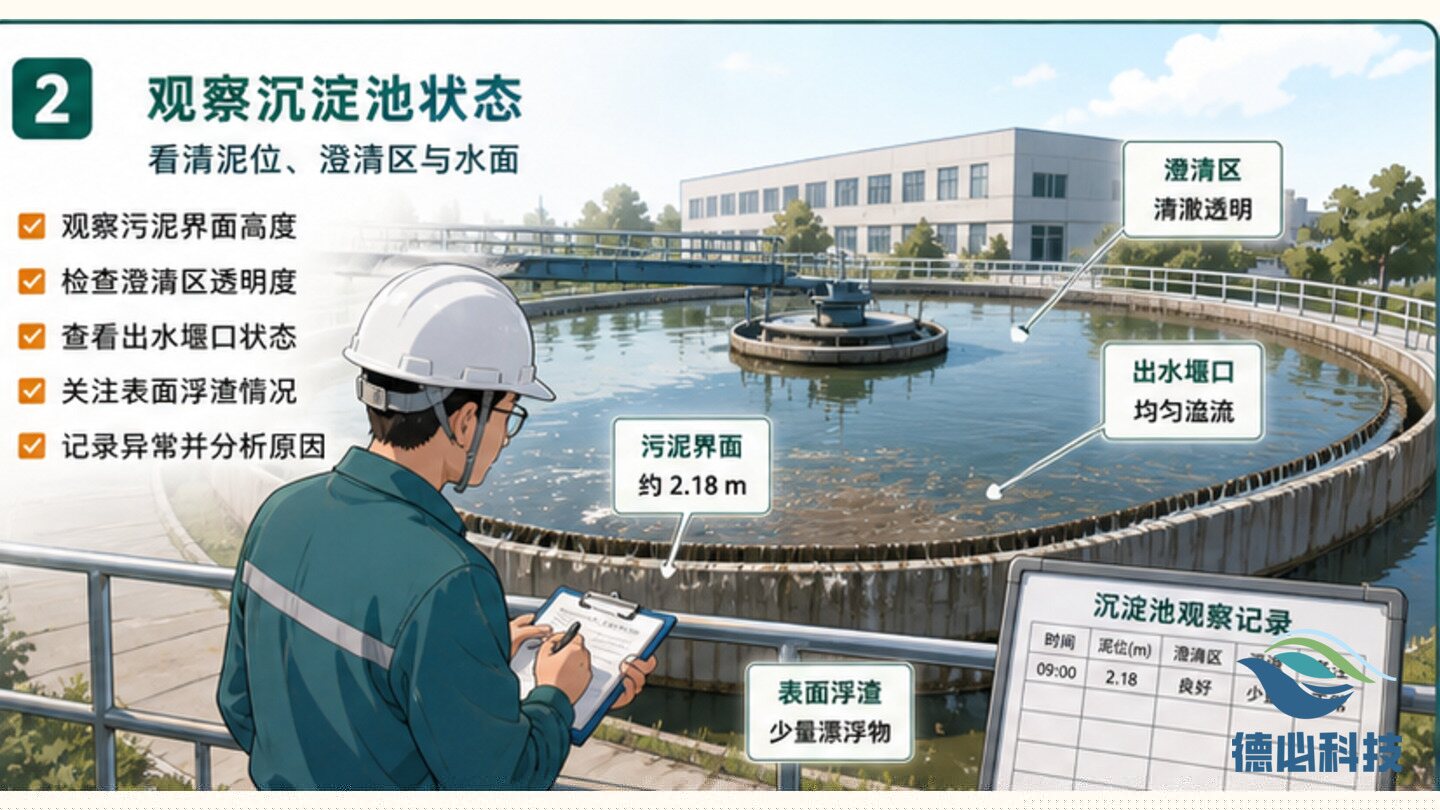 污泥回流不稳定,先看沉淀池状态