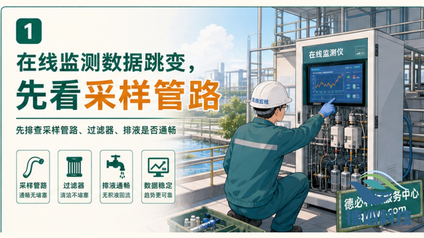 在线监测数据跳变,先看采样管路