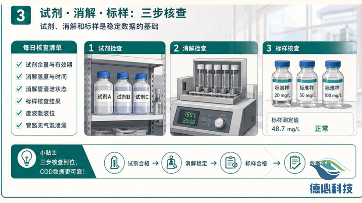 COD数值忽高忽低，先排查预处理