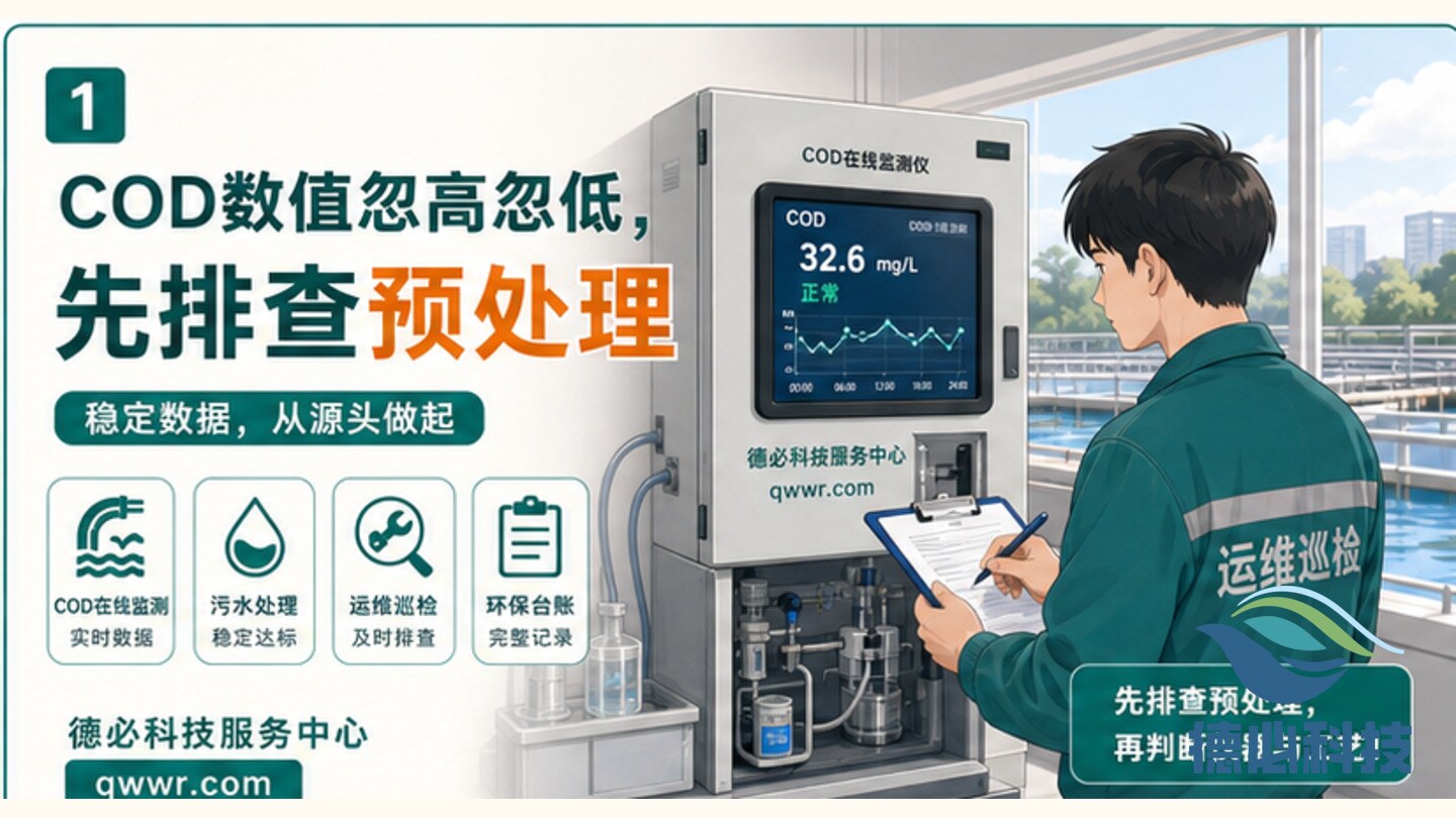 COD数值忽高忽低，先排查预处理