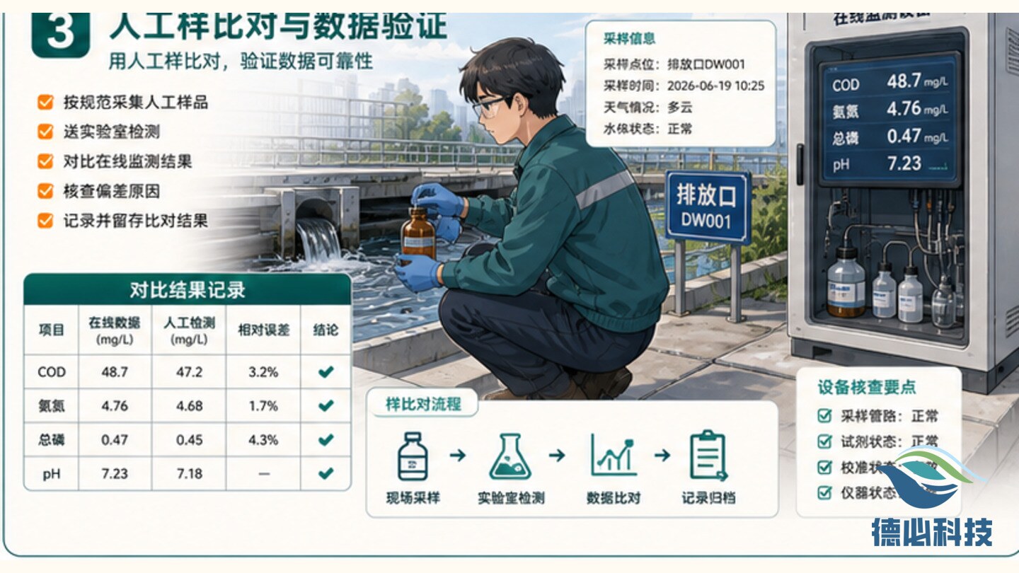 排口数据临界,先做趋势复核