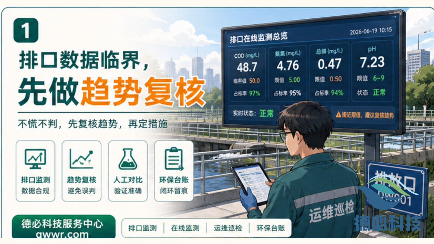 排口数据临界,先做趋势复核