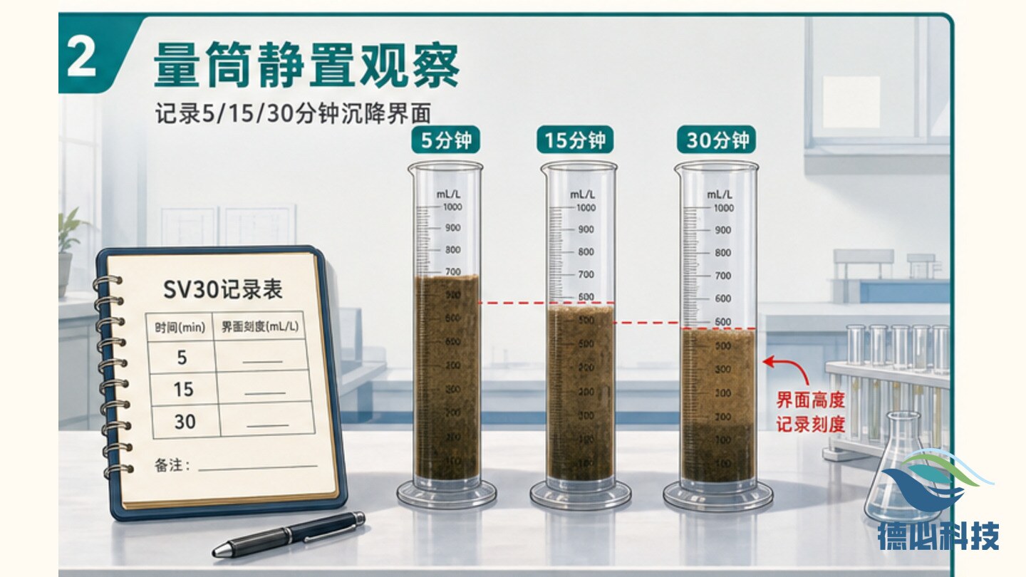 污泥沉降变差,先做SV30观察