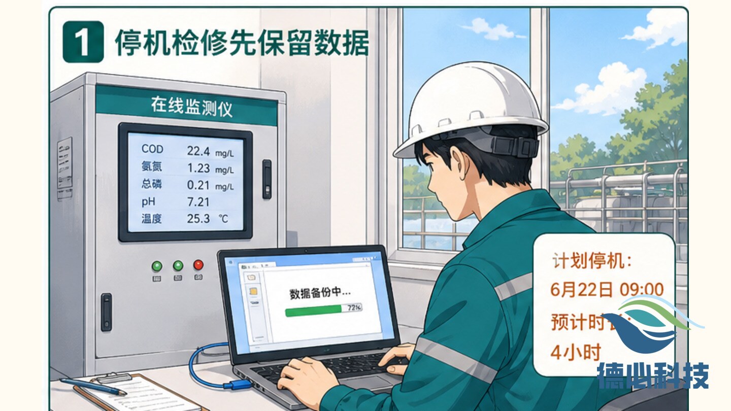 设备停机检修,先保留关键数据