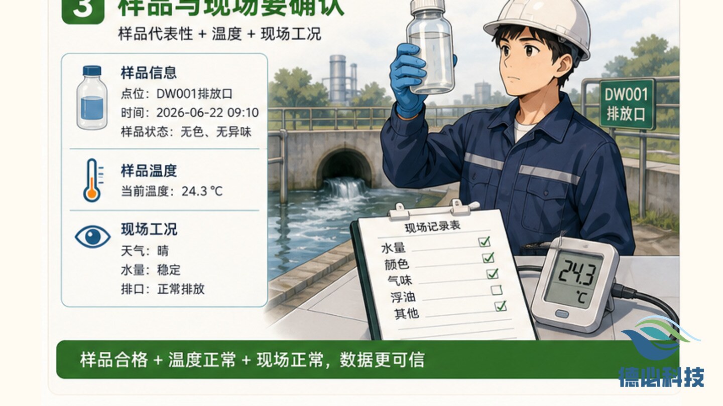 排口pH临界,先复核校准记录
