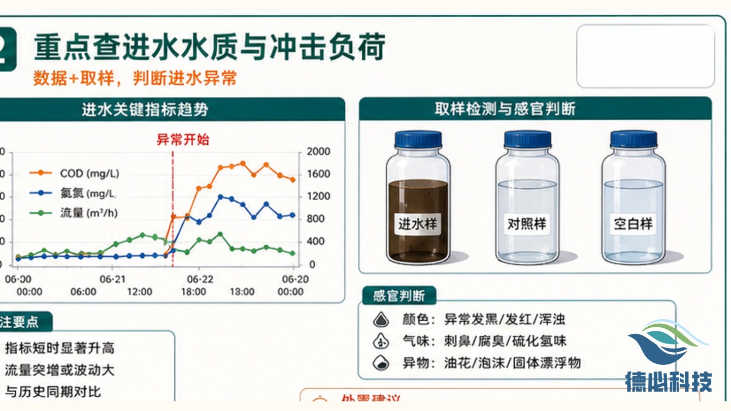厌氧池异味重,先查进水和搅拌