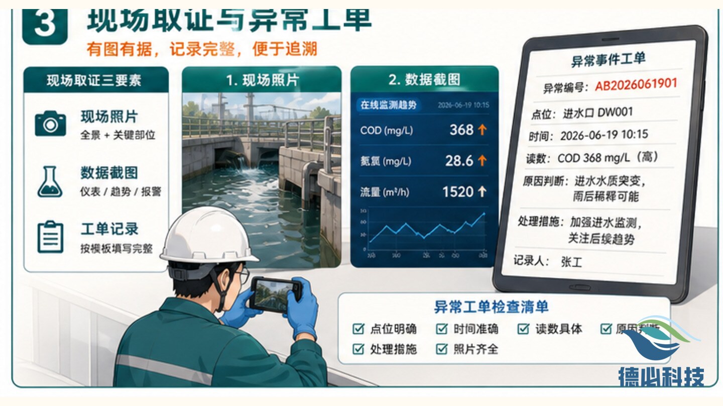 污水站交接混乱,先统一异常口径