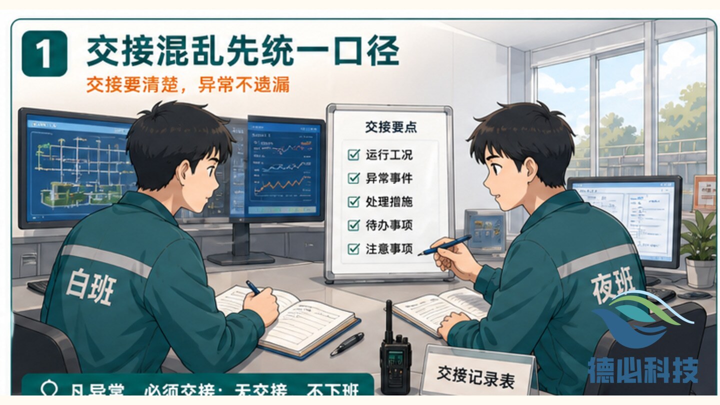 污水站交接混乱,先统一异常口径
