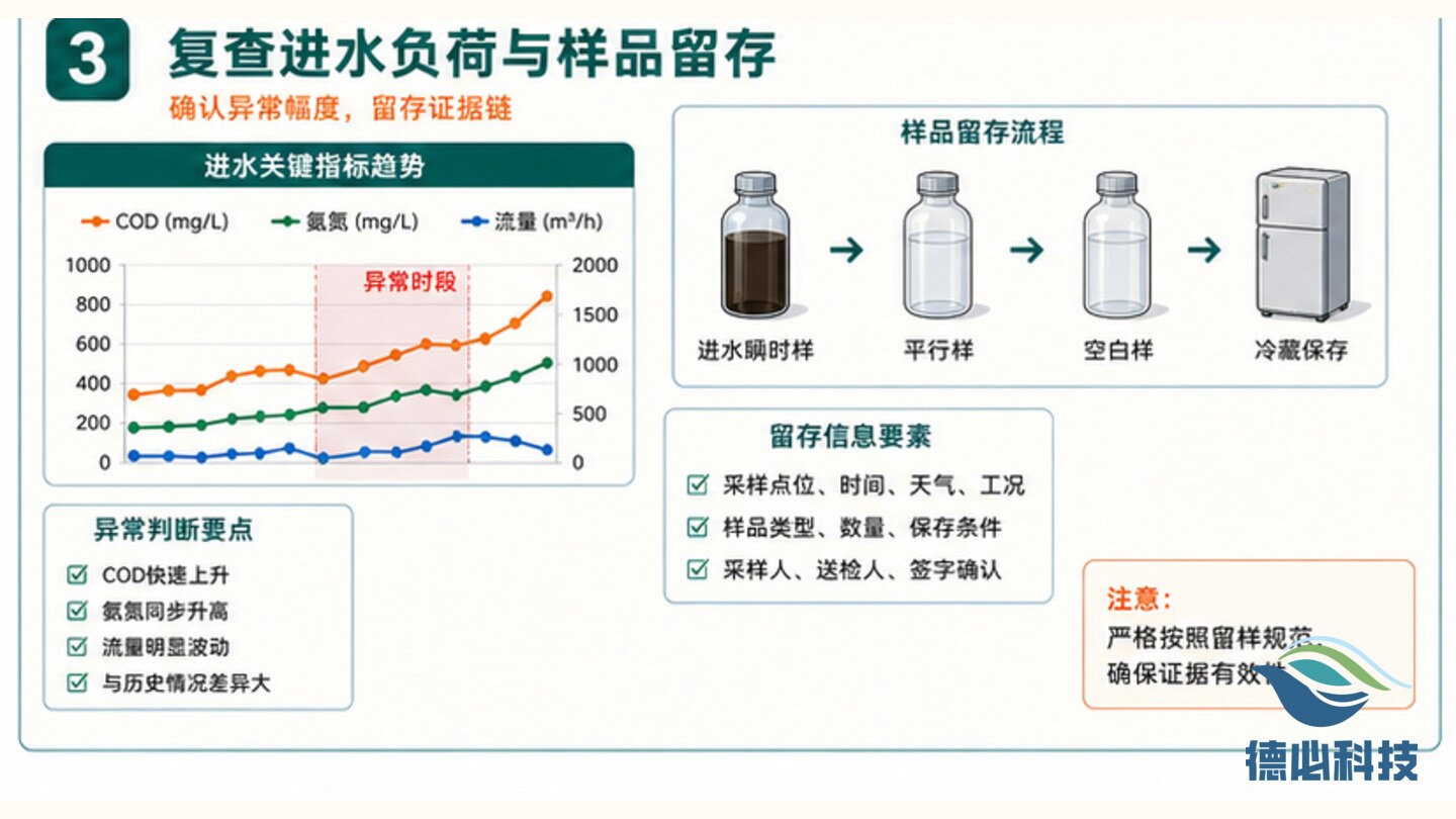 水样颜色变深,先看前端排放