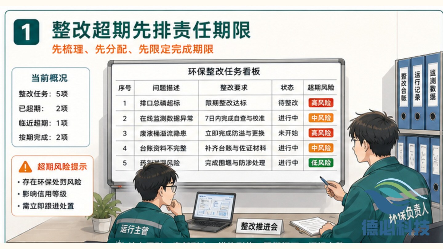 环保整改超期,先排责任和期限