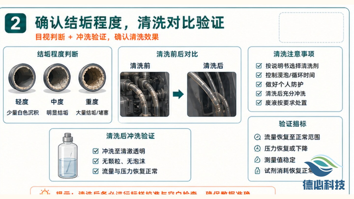 在线流路结垢,先定清洗周期
