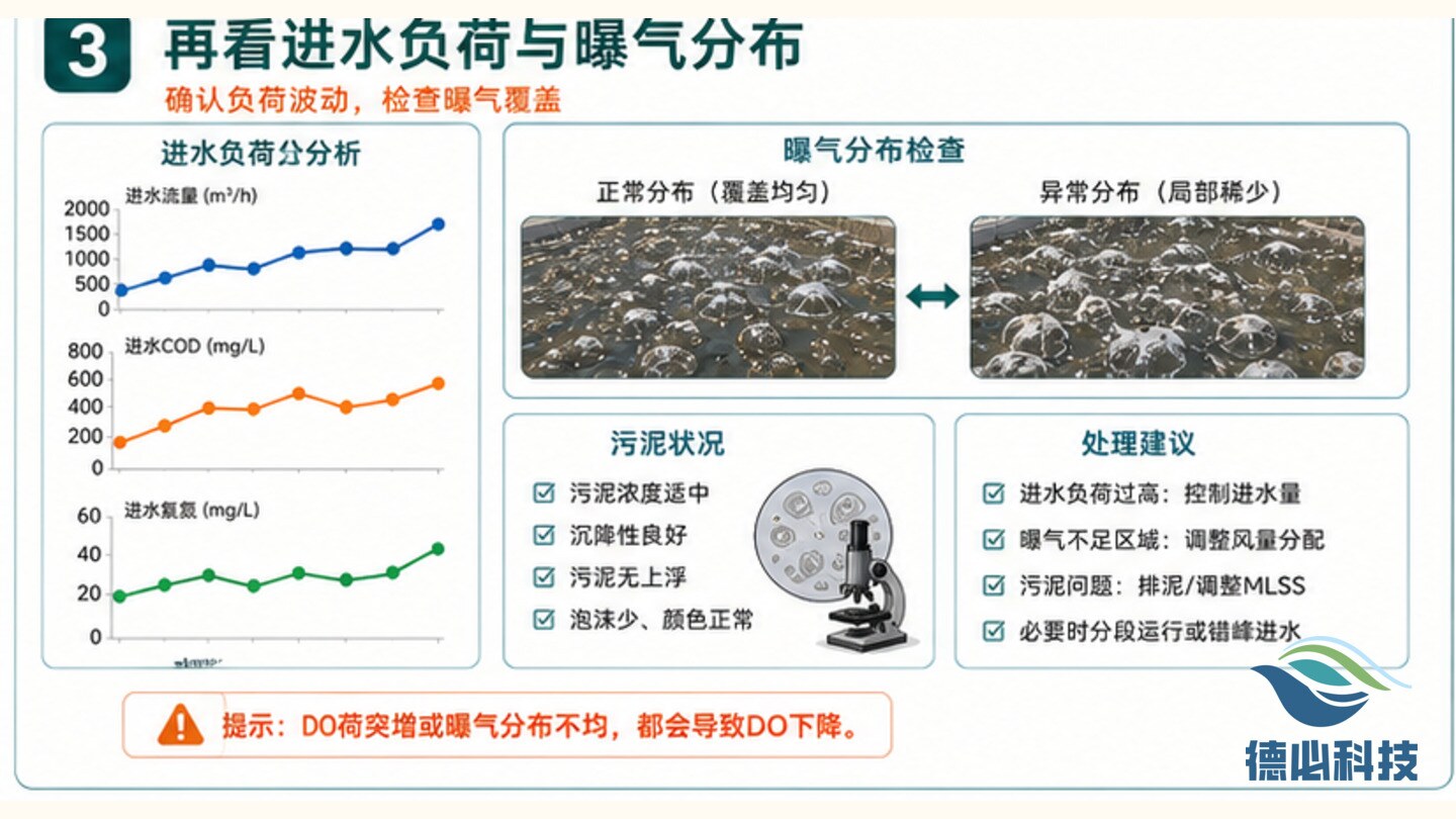 曝气池DO偏低,先查供风和负荷