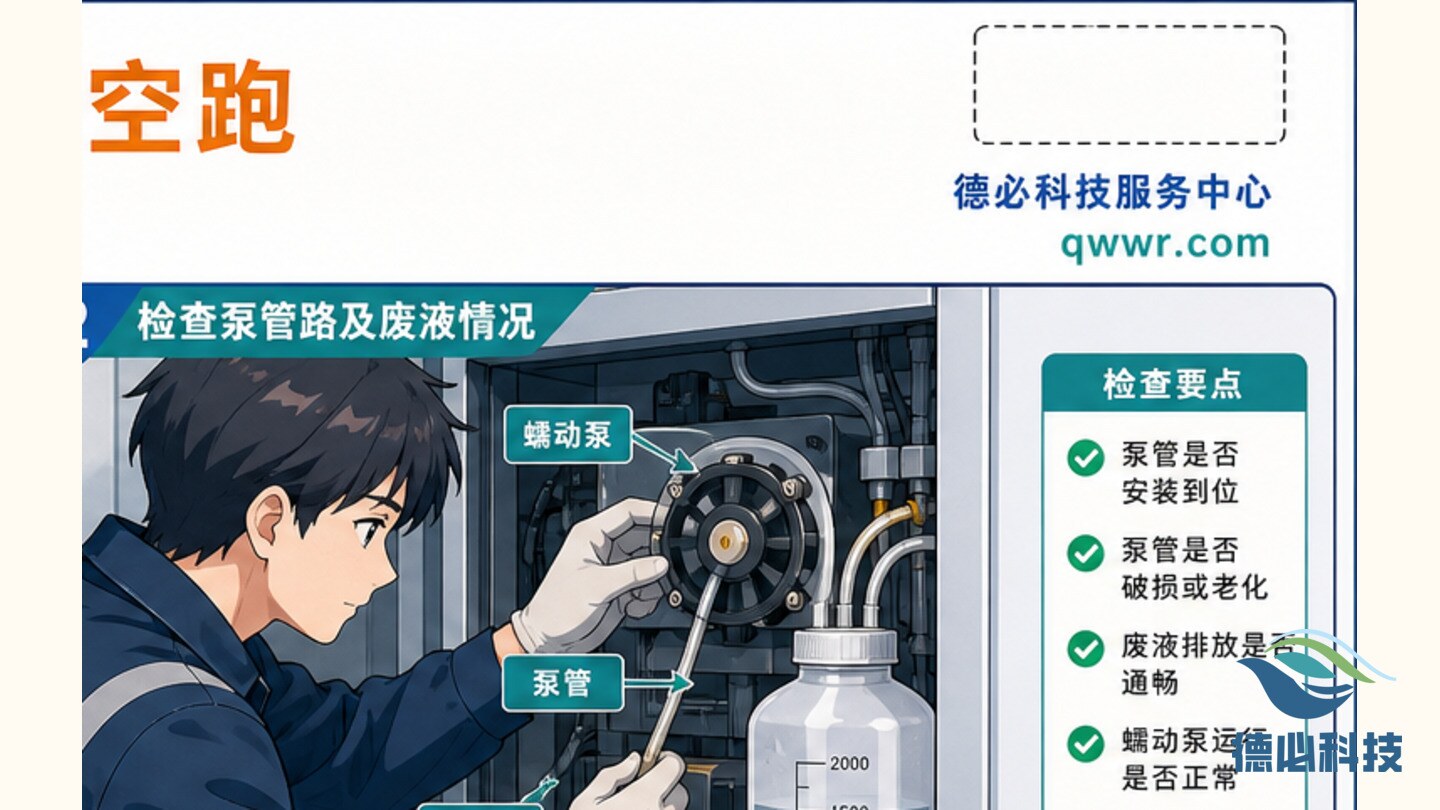 氨氮试剂余量异常,先排空跑