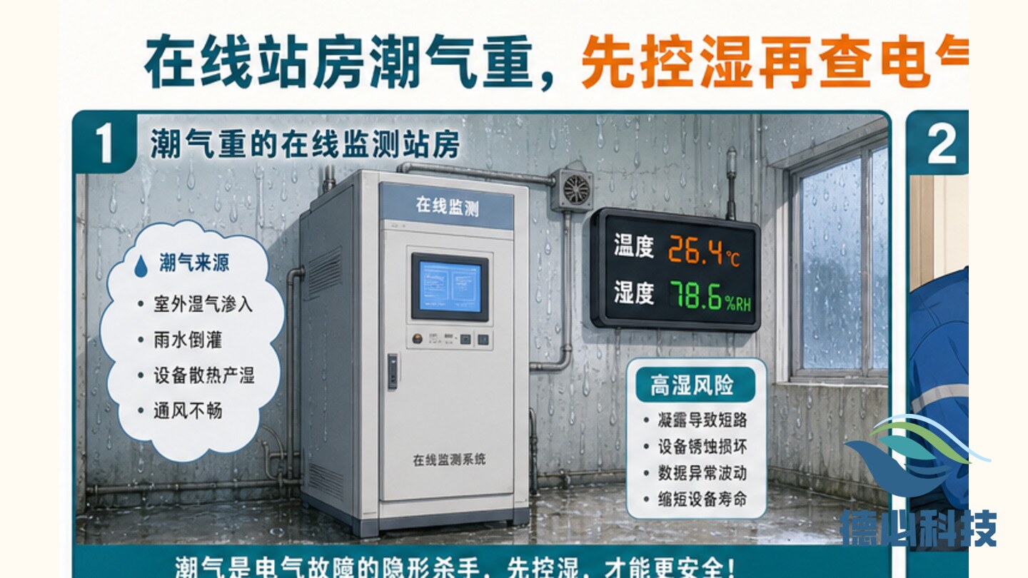 在线站房潮气重，先控湿再查电气