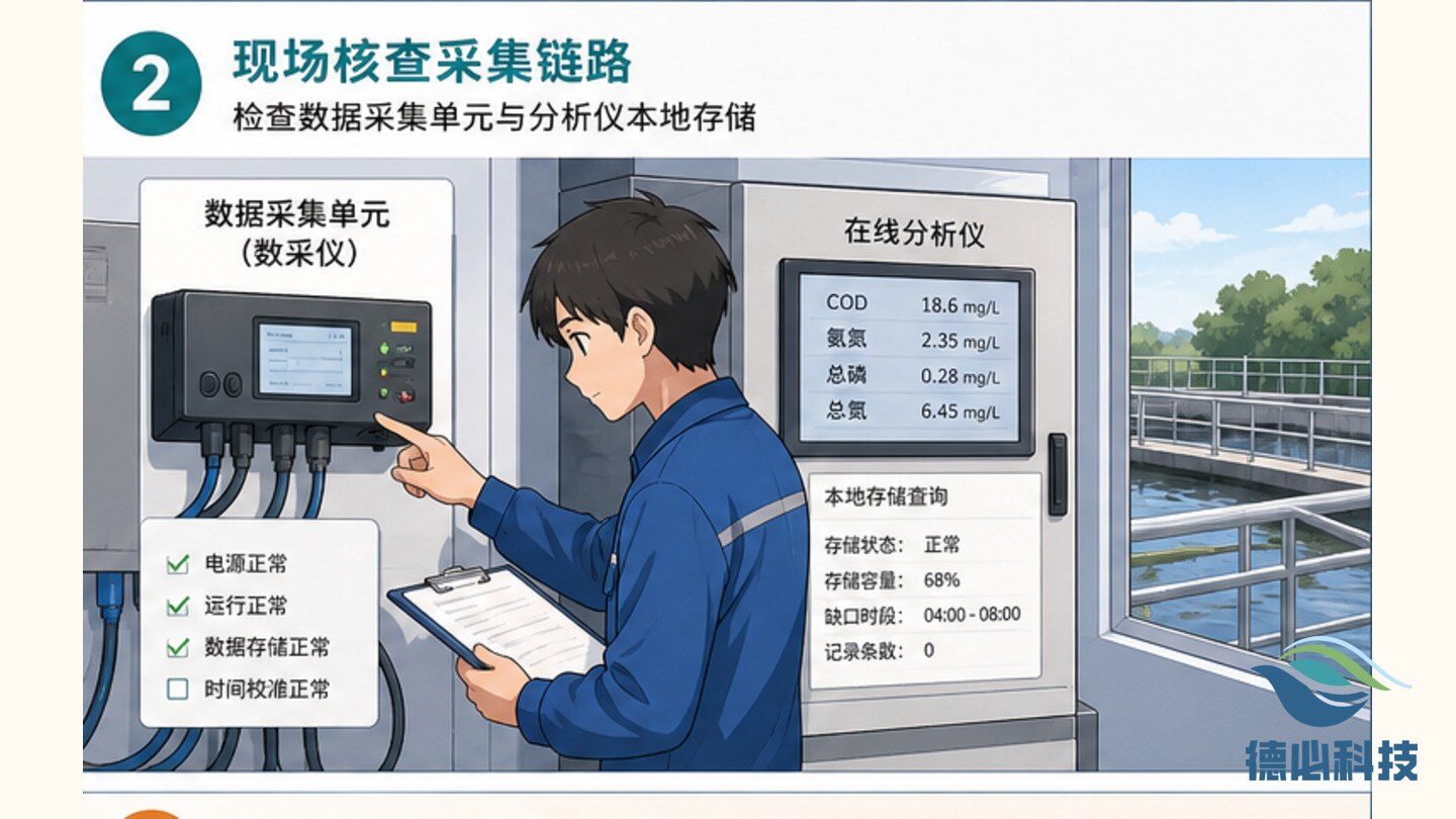 监测数据缺口多，先查采集链路