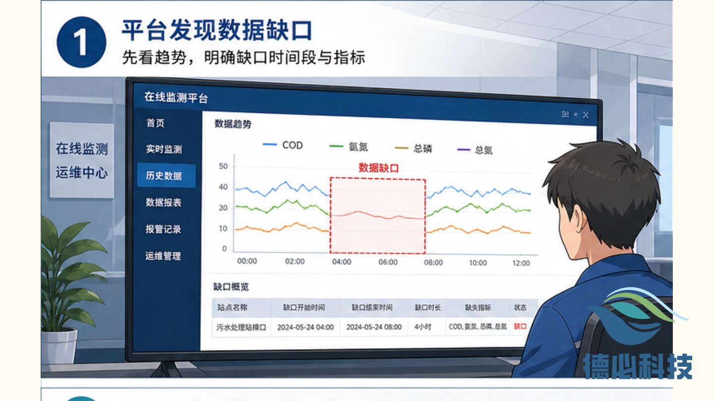 监测数据缺口多，先查采集链路