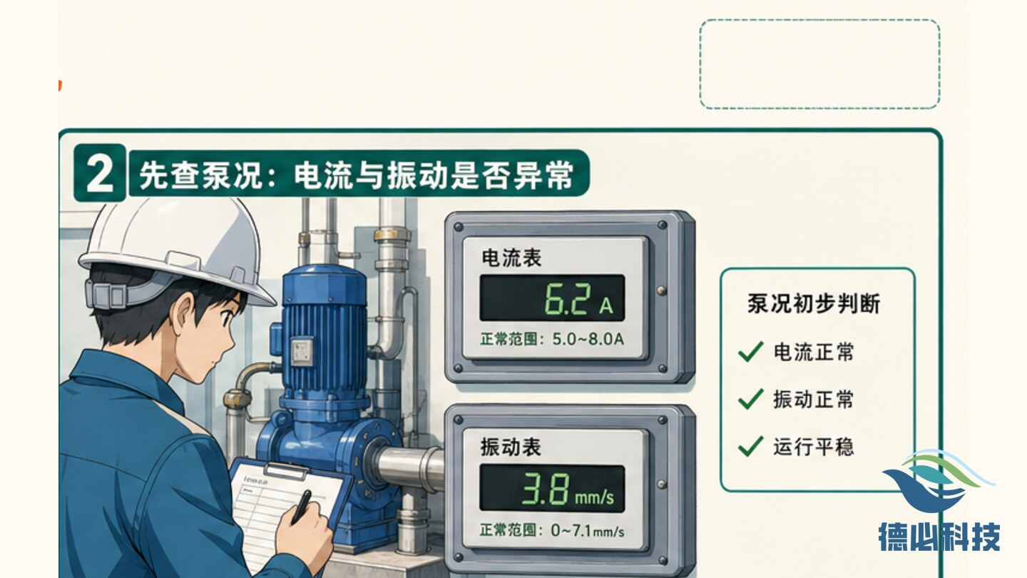 污泥回流量偏低，先查阀位和泵况