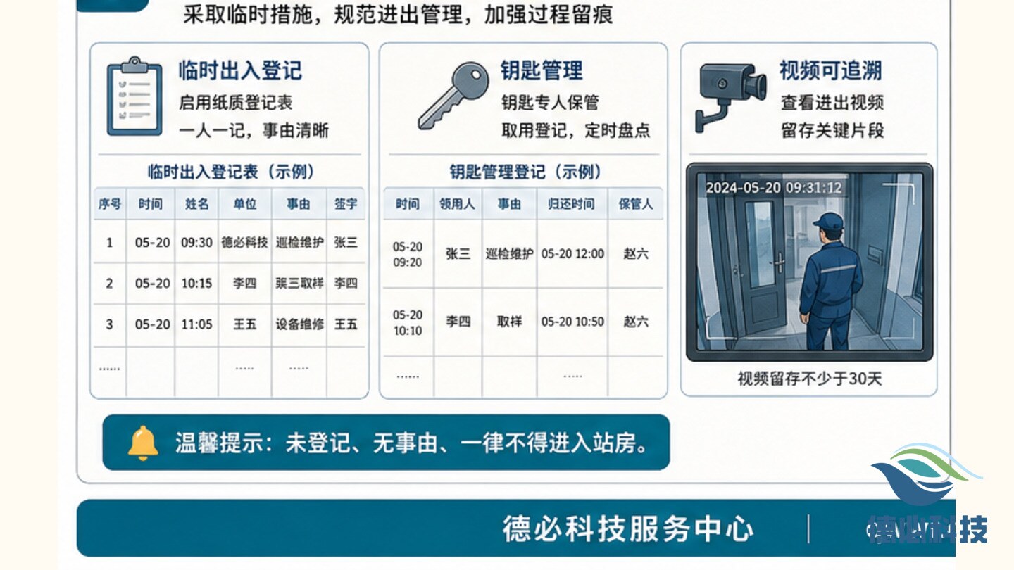 站房门禁失效，先保仪表安全