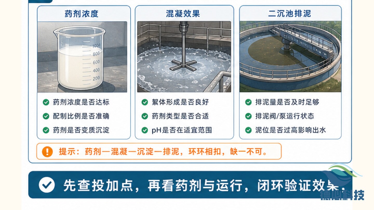 总磷加药滞后,先查投加点