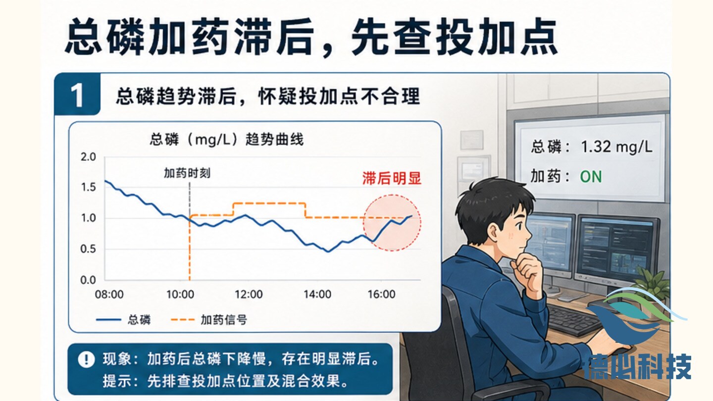 总磷加药滞后,先查投加点