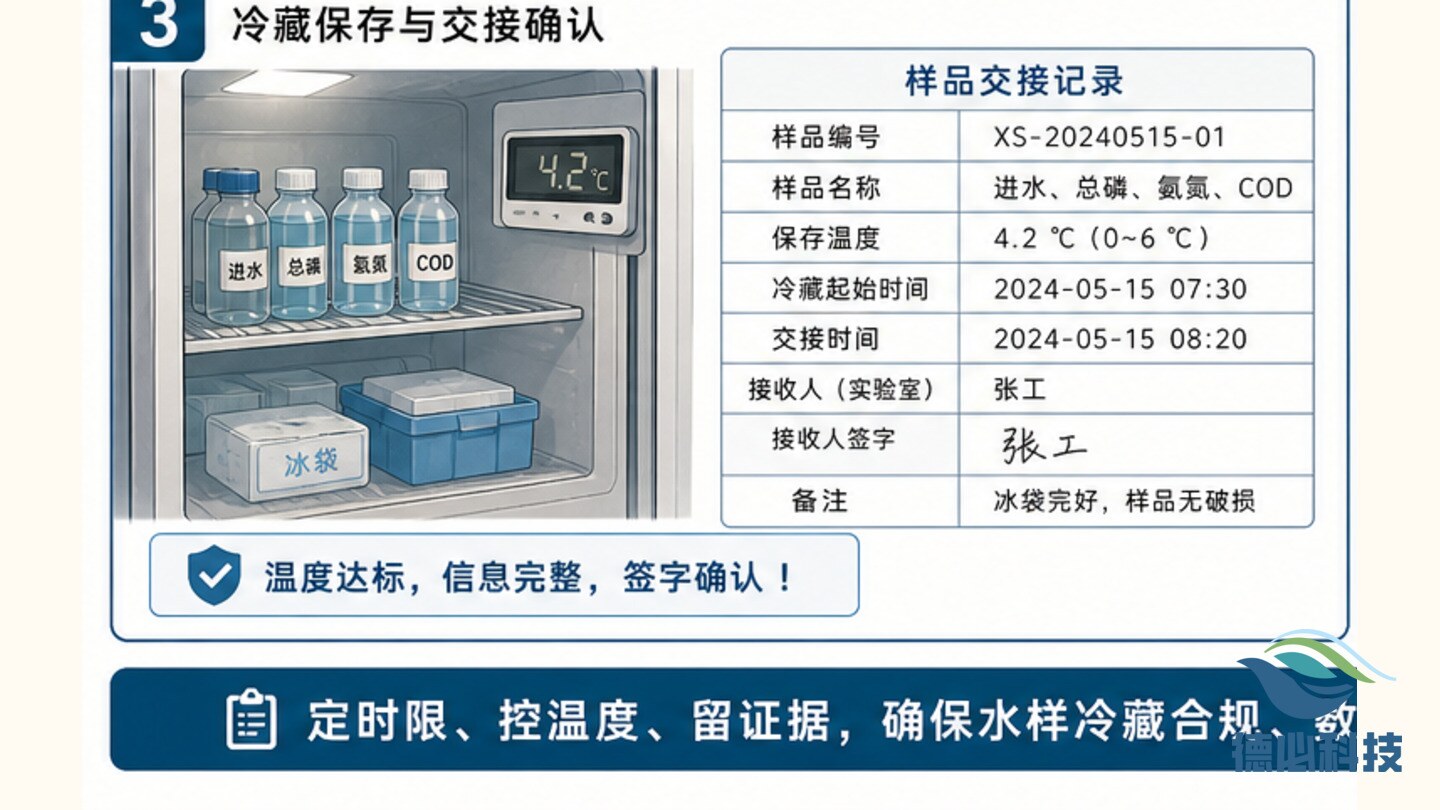 水样冷藏超时，先定交接时限