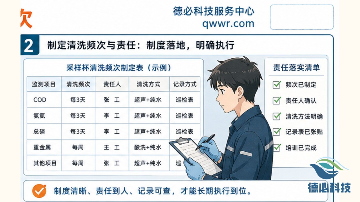 在线站房采样杯脏,先定清洗频次