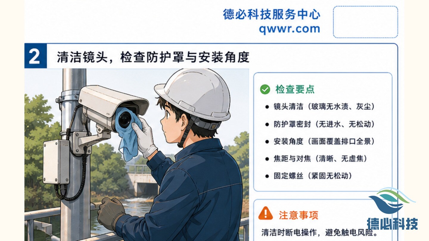 排口视频不清,先查镜头和补光