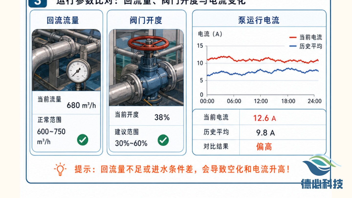 污泥回流泵异响，先查空化
