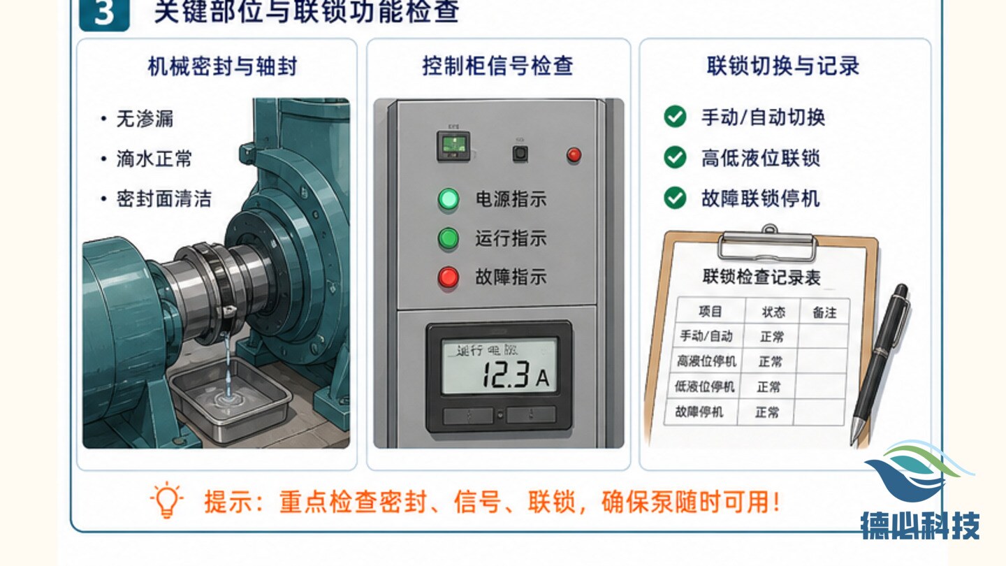 泵房备用泵久停,先做空载试转