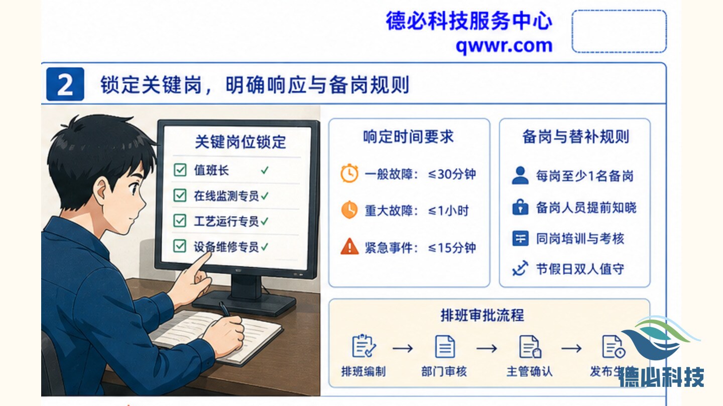 月初运维排班,先锁关键岗