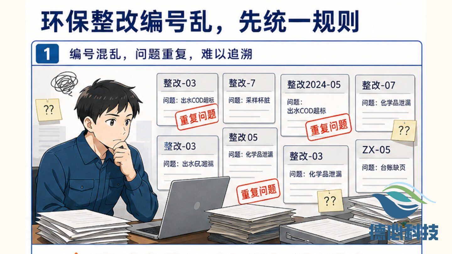 环保整改编号乱,先统一规则